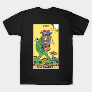 Tarot Frog The Reader T-Shirt